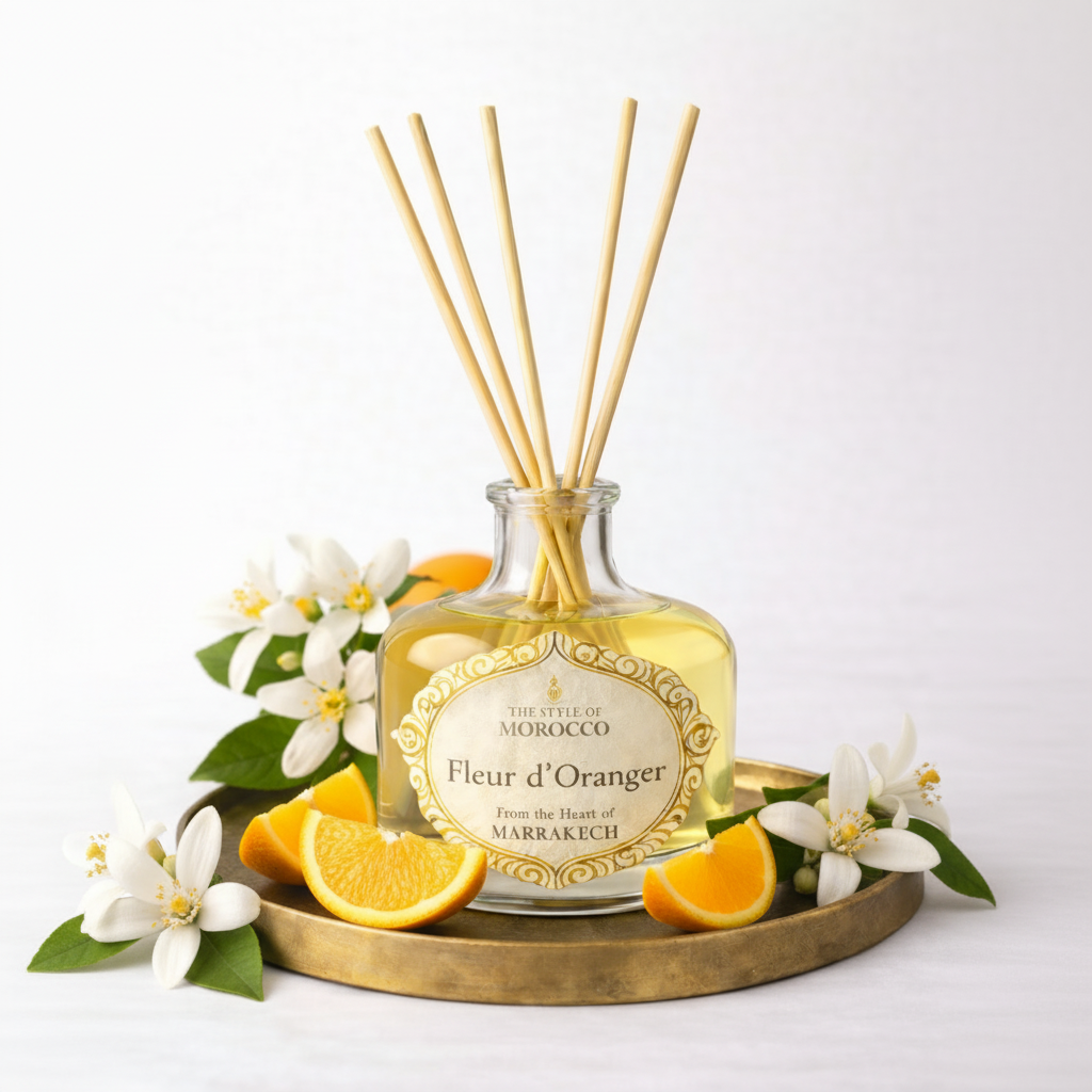 Fleur d'Oranger Reed Diffuser - Oranjebloesem geurverspreider - The Style Of Morocco