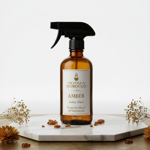 Amber 500ml Home Spray Witte Achtergrond