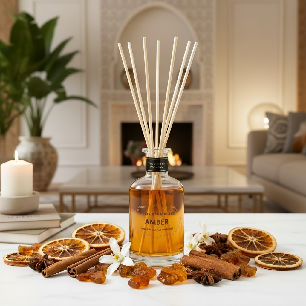 Amber Diffuser - gezellige moderne woonkamer