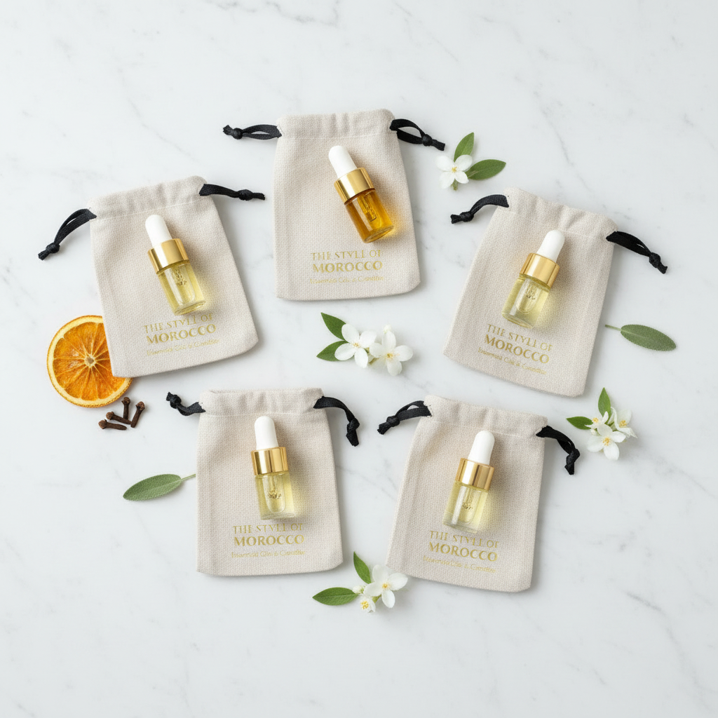 Luxe geurkaars tester 3ml – The Style of Morocco, probeer onze Marokkaanse huisgeuren