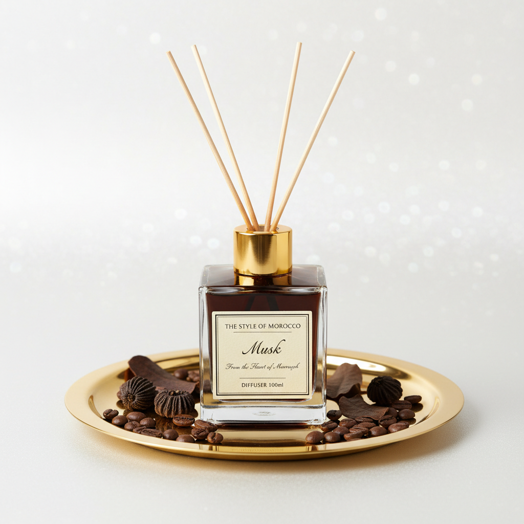 Musk Diffuser Reed Diffuser 100ml Musk - Geurstokjes - The Style Of Morocco – The ...