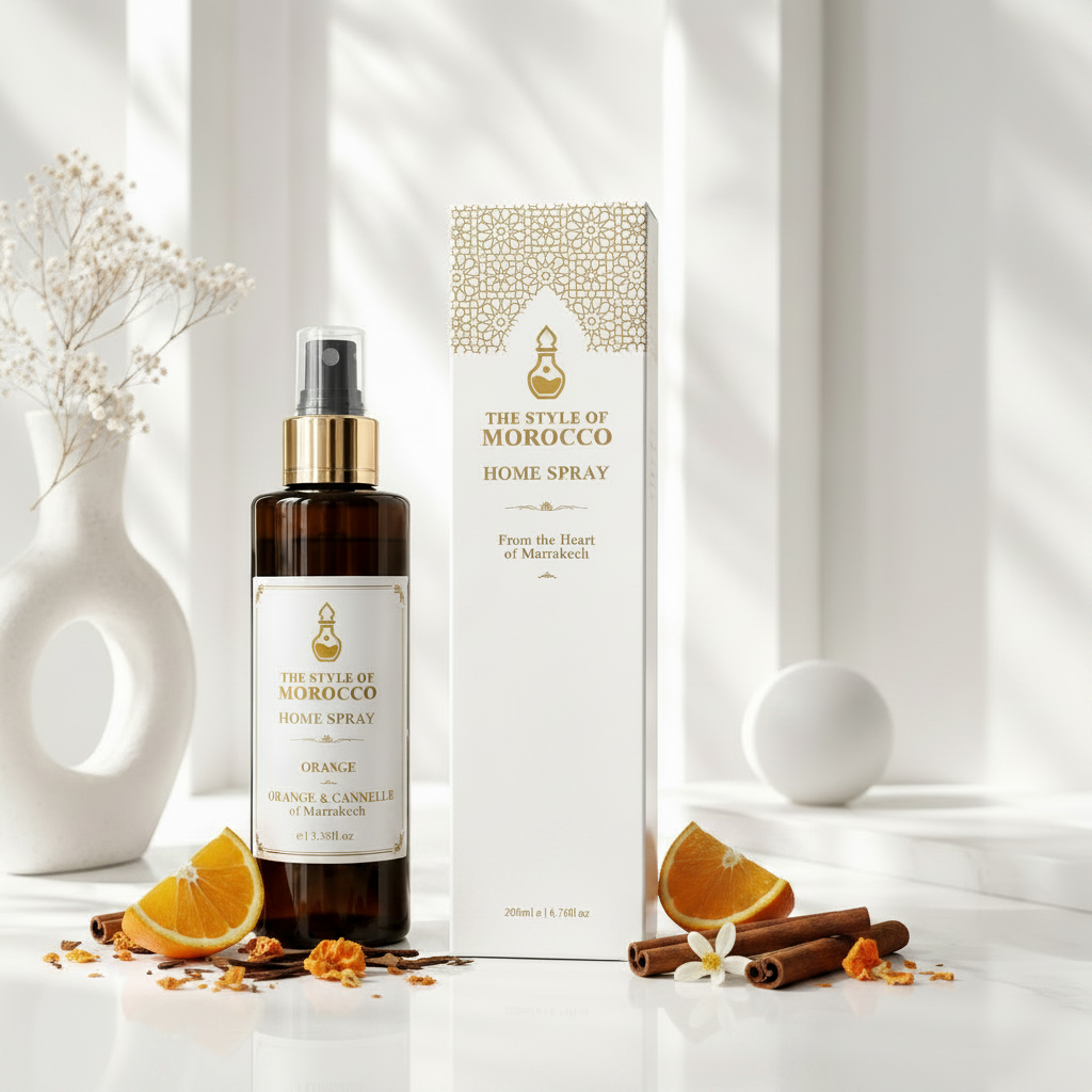 Orange & Cannelle Home Spray met Doos