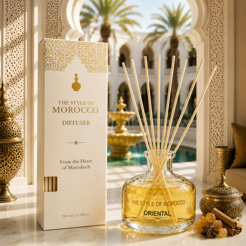 Oriental Riad Sfeerfoto – Lichtgele Vloeistof