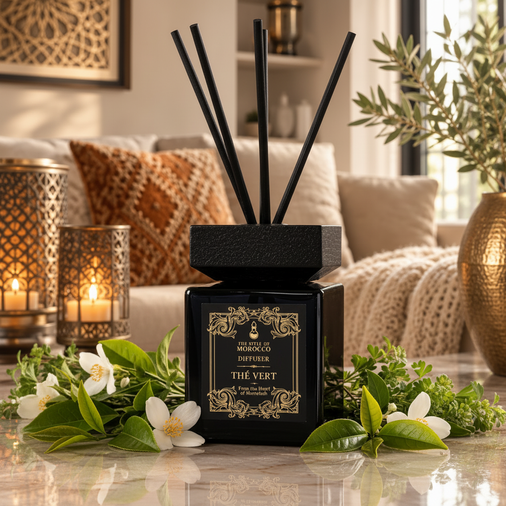 Thé Vert Diffuser Luxe Huiskamer Sfeer